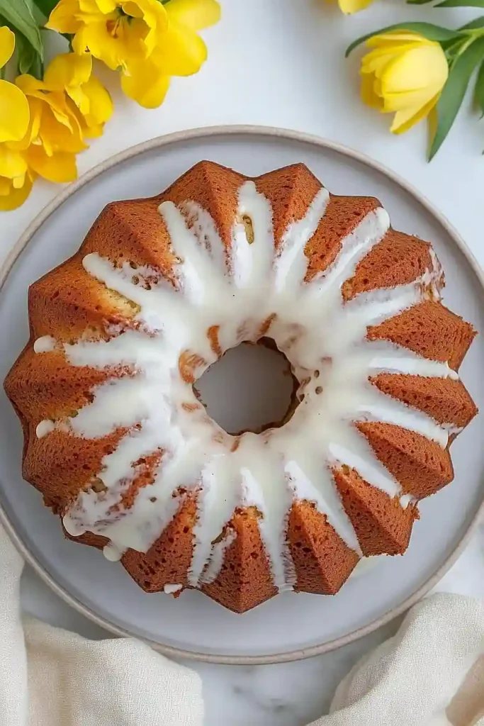gluten-free hummingbird bundt cake