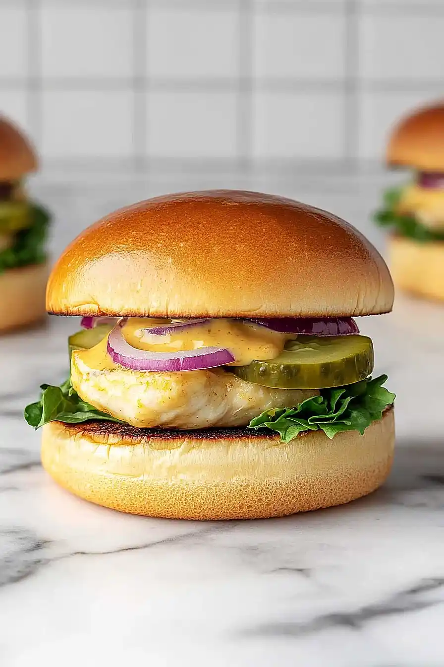 honey mustard chicken burger