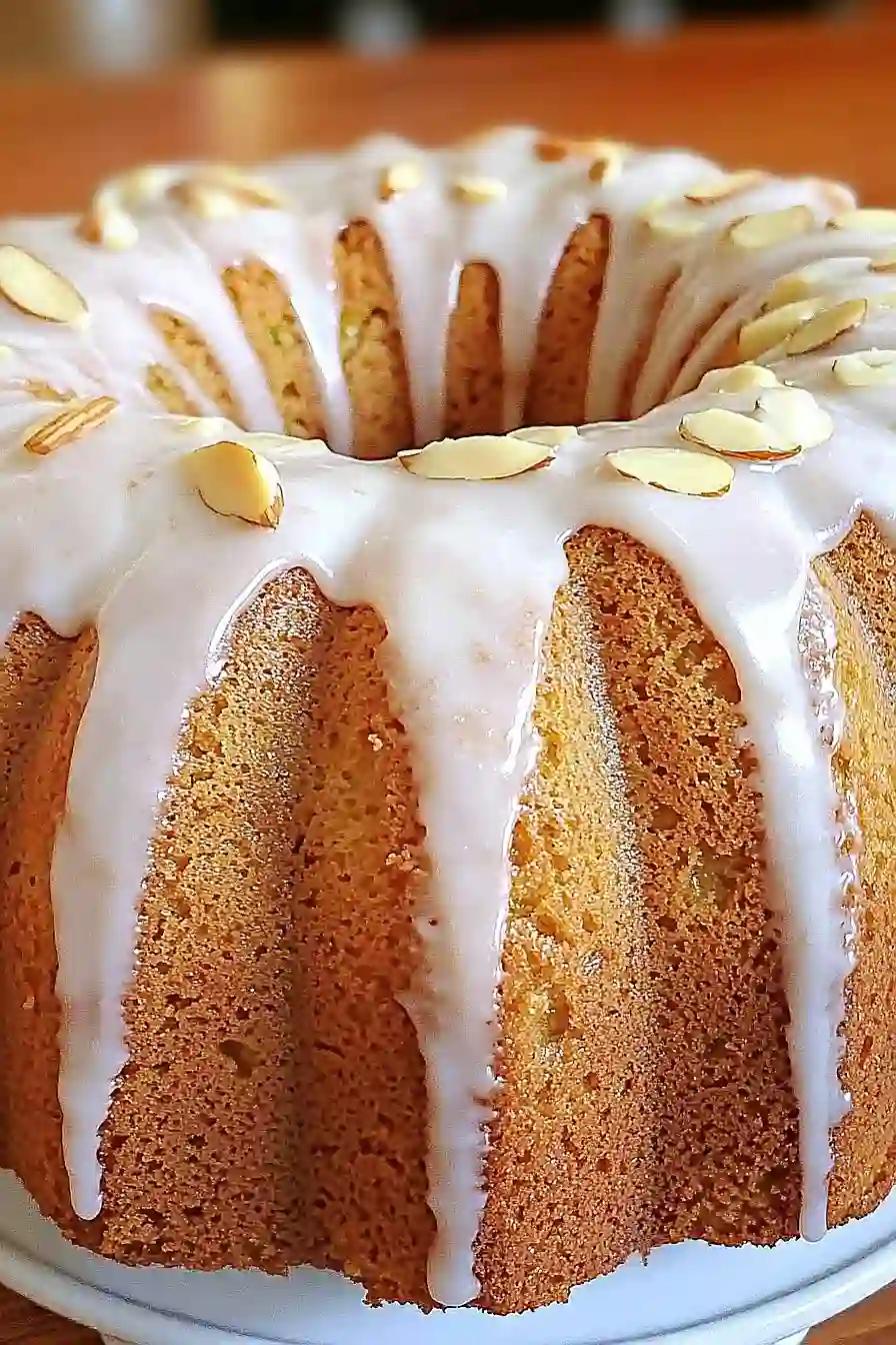 zucchini almond bundt cake