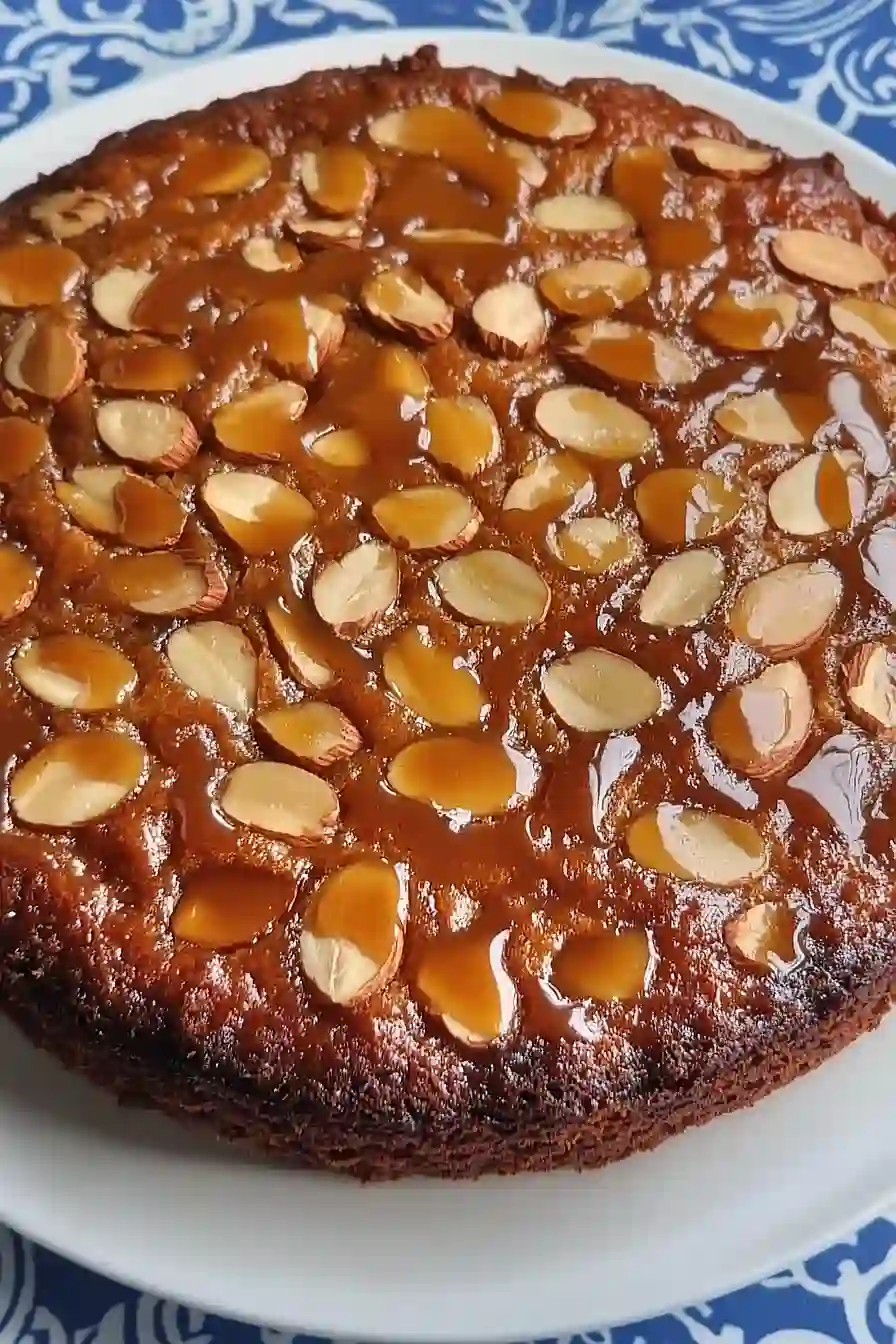 toffee almond cake