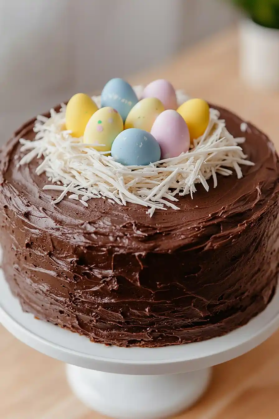 easter rainbow cake