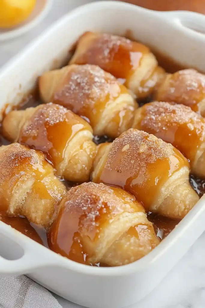 Quick Crescent Roll Apple Dumplings