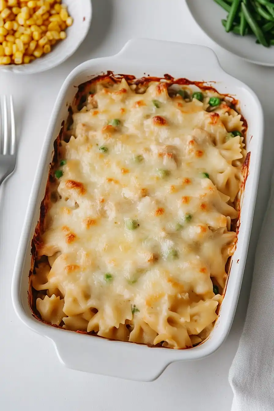 honey mustard chicken pasta bake