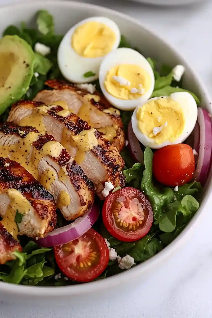 honey mustard chicken cobb salad