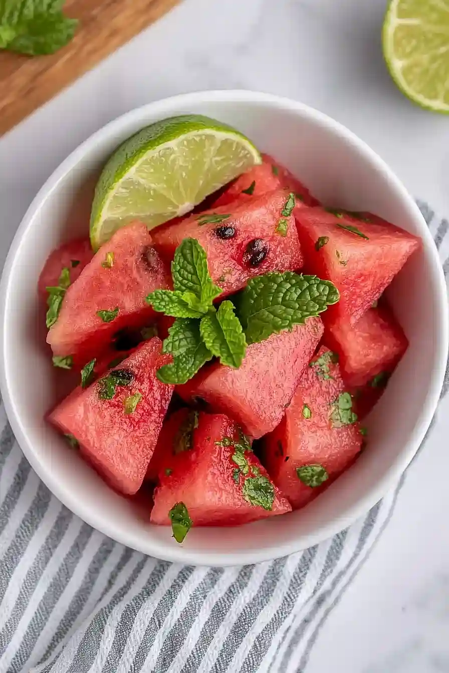 watermelon mojito salad