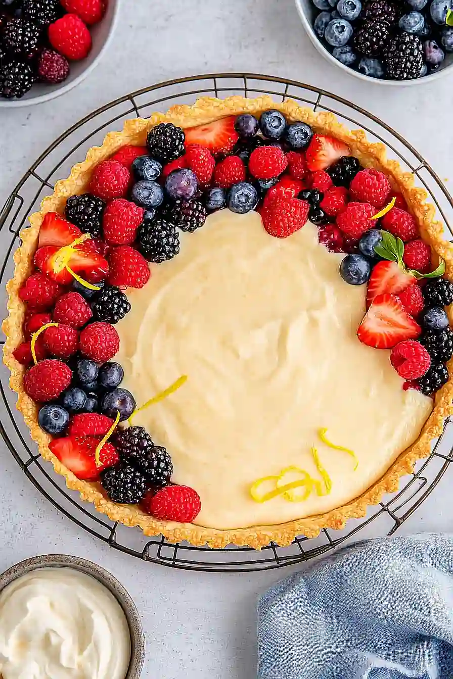 eggless fruit tart