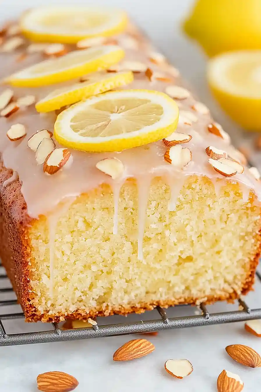 almond lemon loaf cake