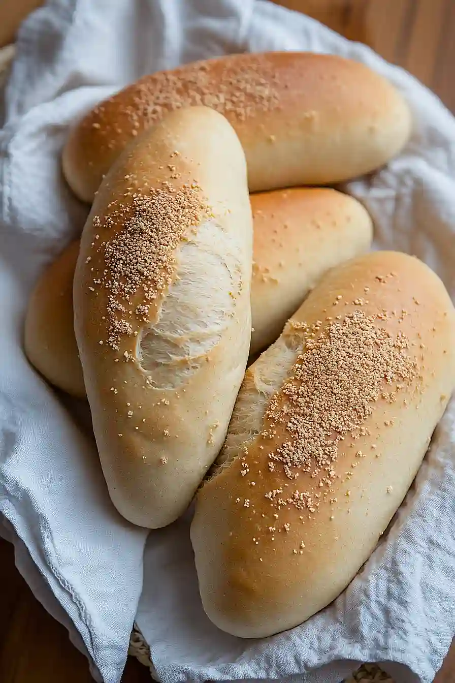 sourdough discard hoagie rolls