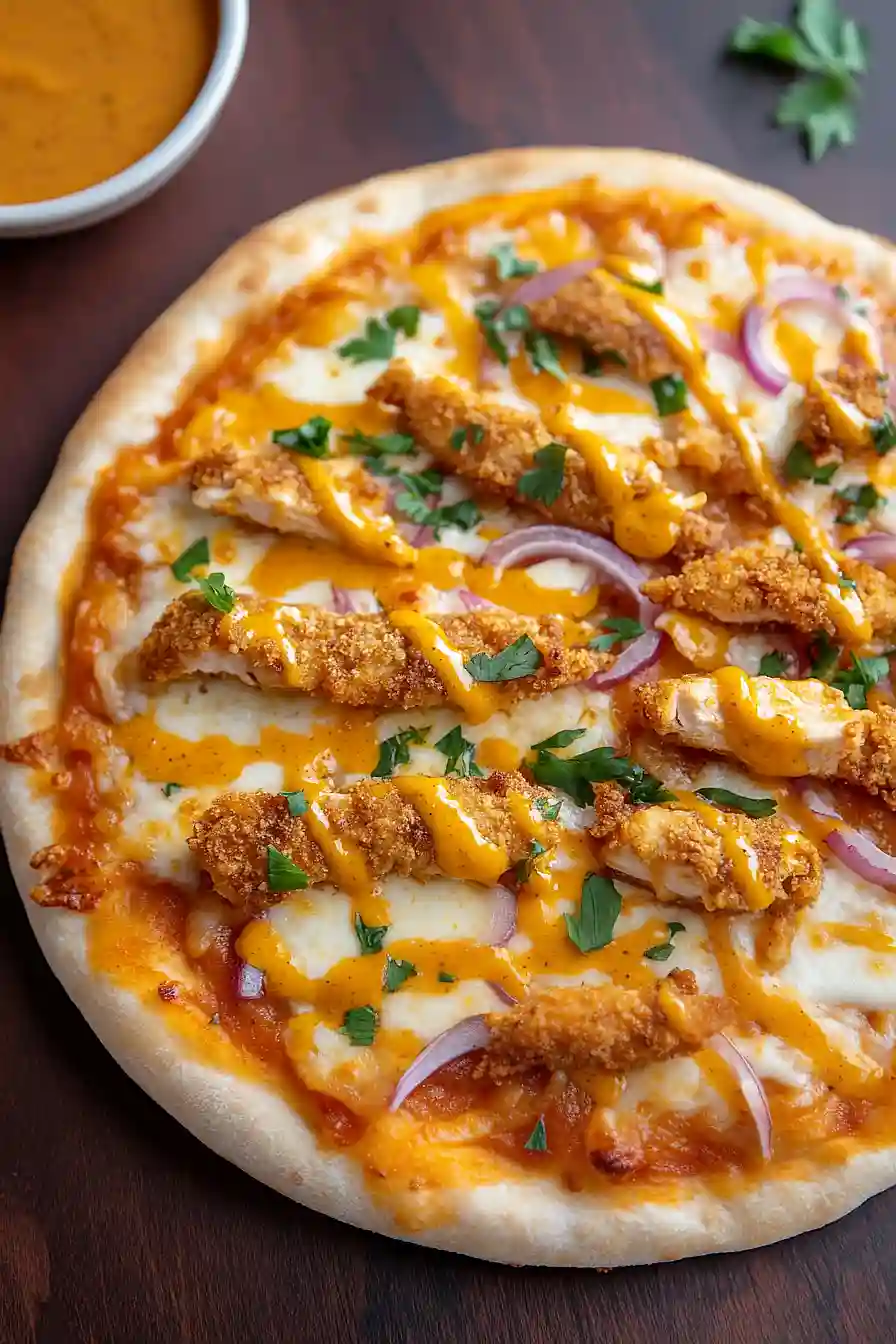 honey mustard chicken pizza
