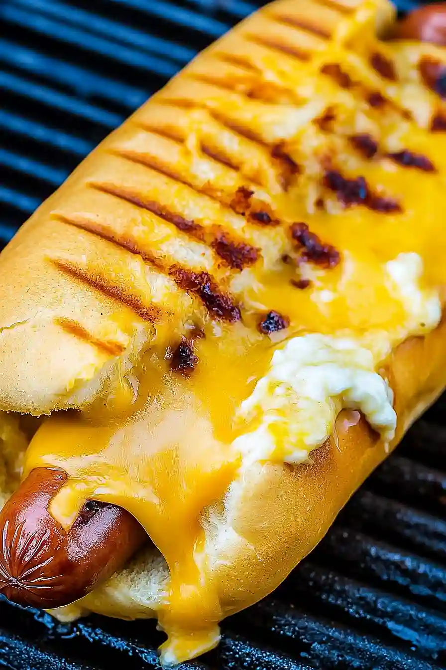 hot dog grilled cheese