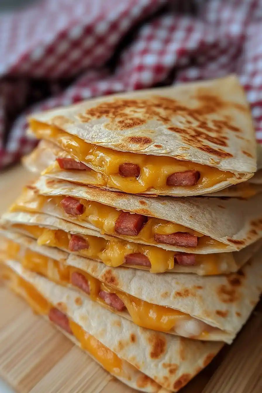 hot dog quesadillas