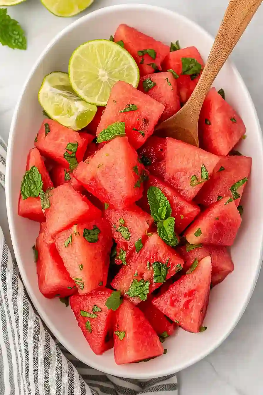 watermelon mojito salad