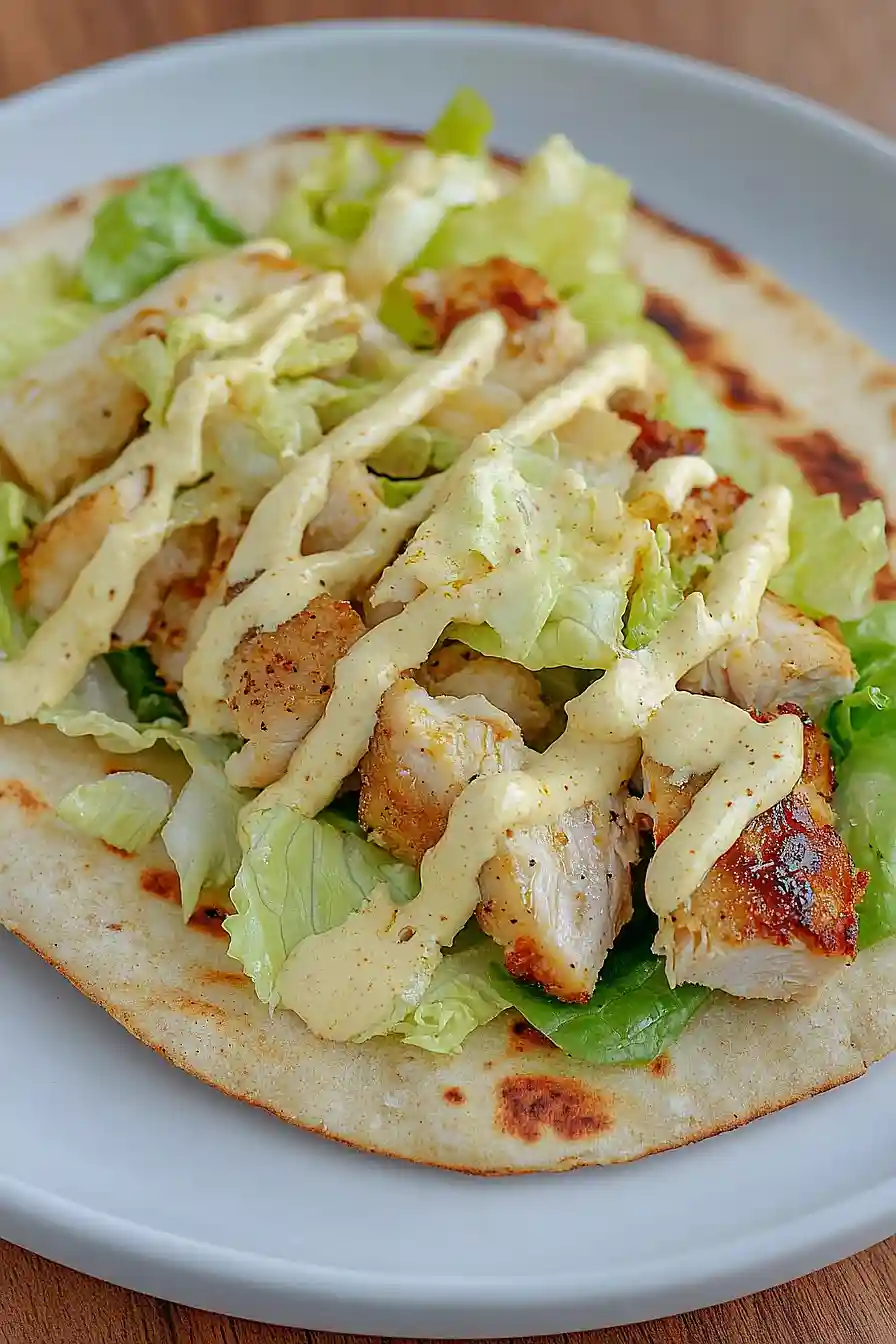 honey mustard chicken flatbread