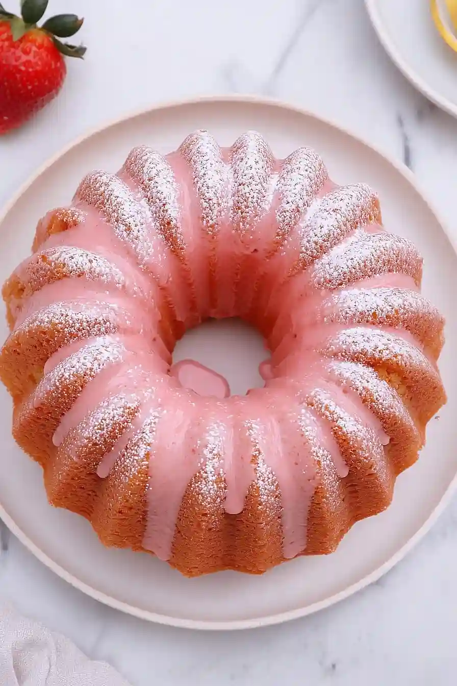 strawberry pound cake