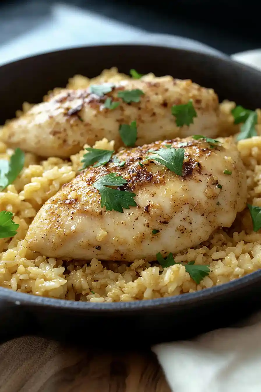 honey mustard chicken and rice bake