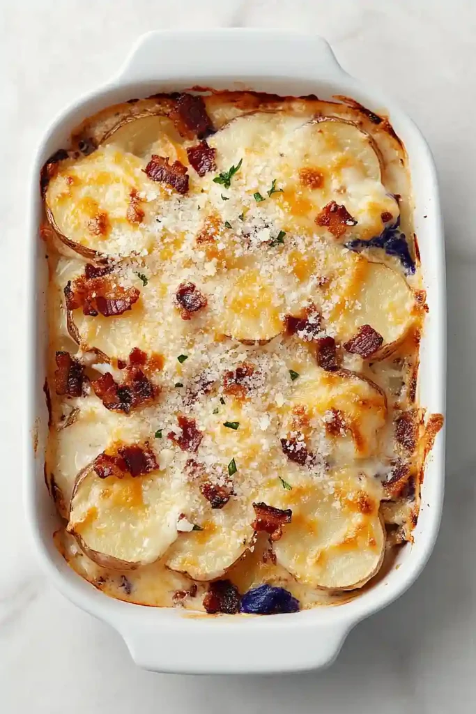 Tasty Scalloped Potatoes with Bacon