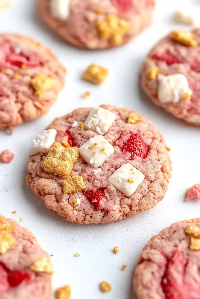 Sweet Vegan Strawberry Shortcake Cookies