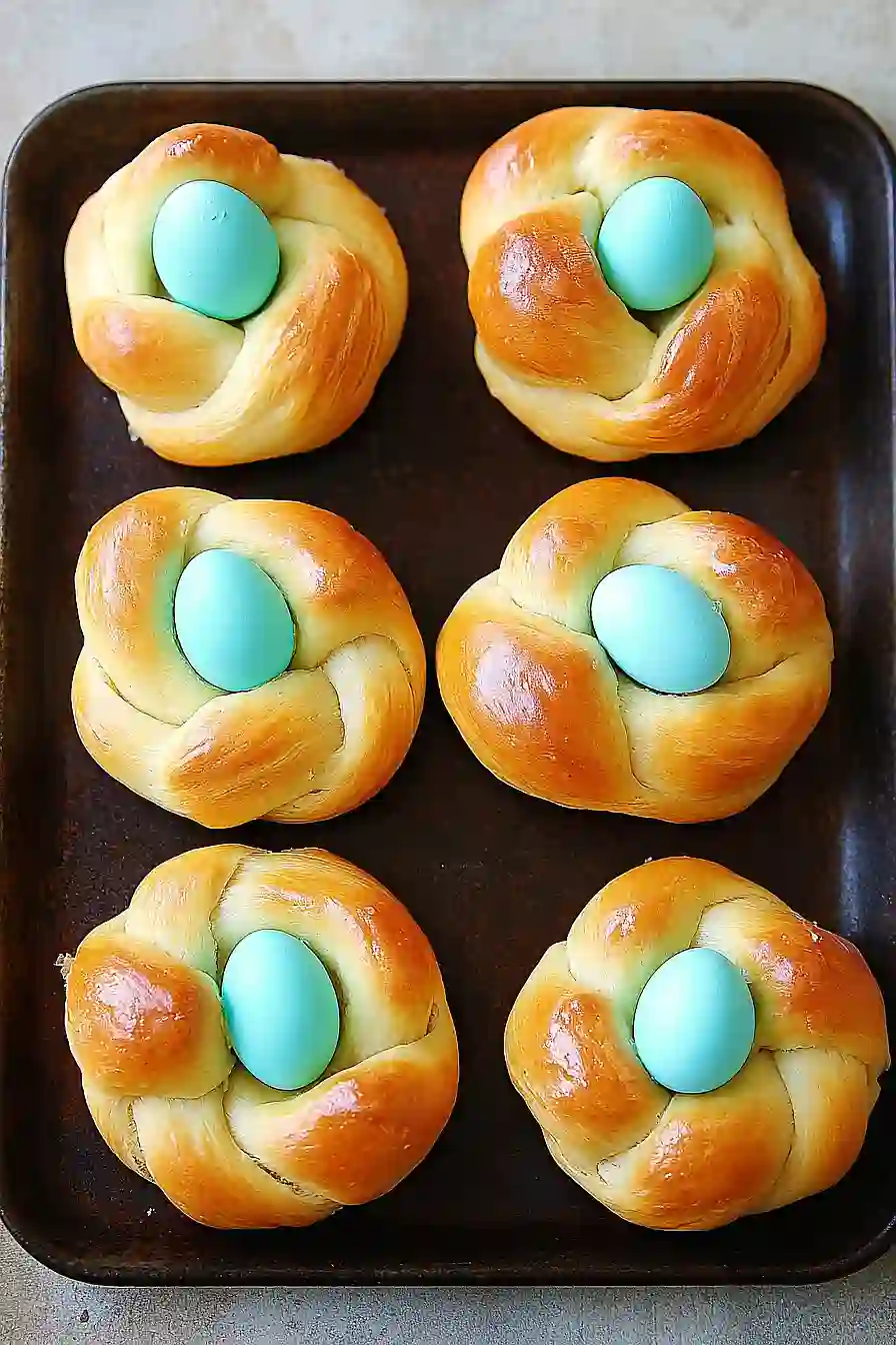 sweet easter egg bread