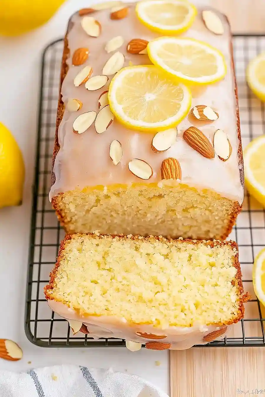 almond lemon loaf cake