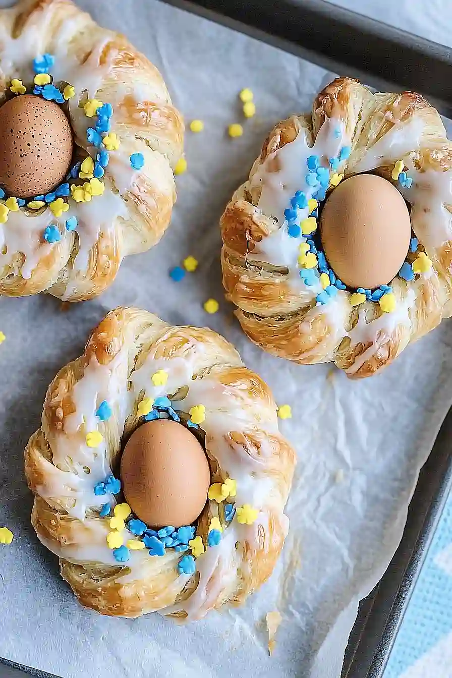 easter egg bread basket