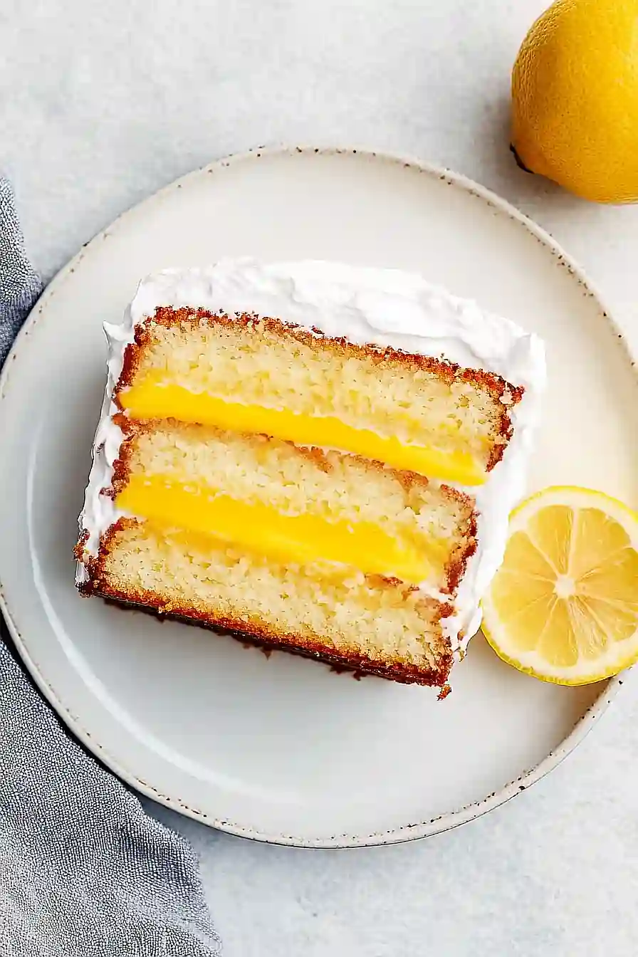 lemon meringue cake
