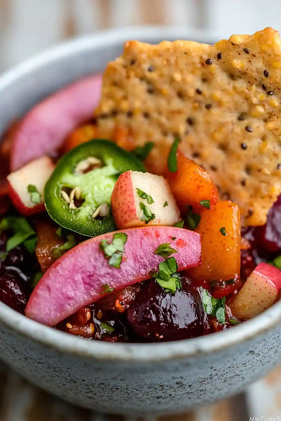 cherry apple salsa