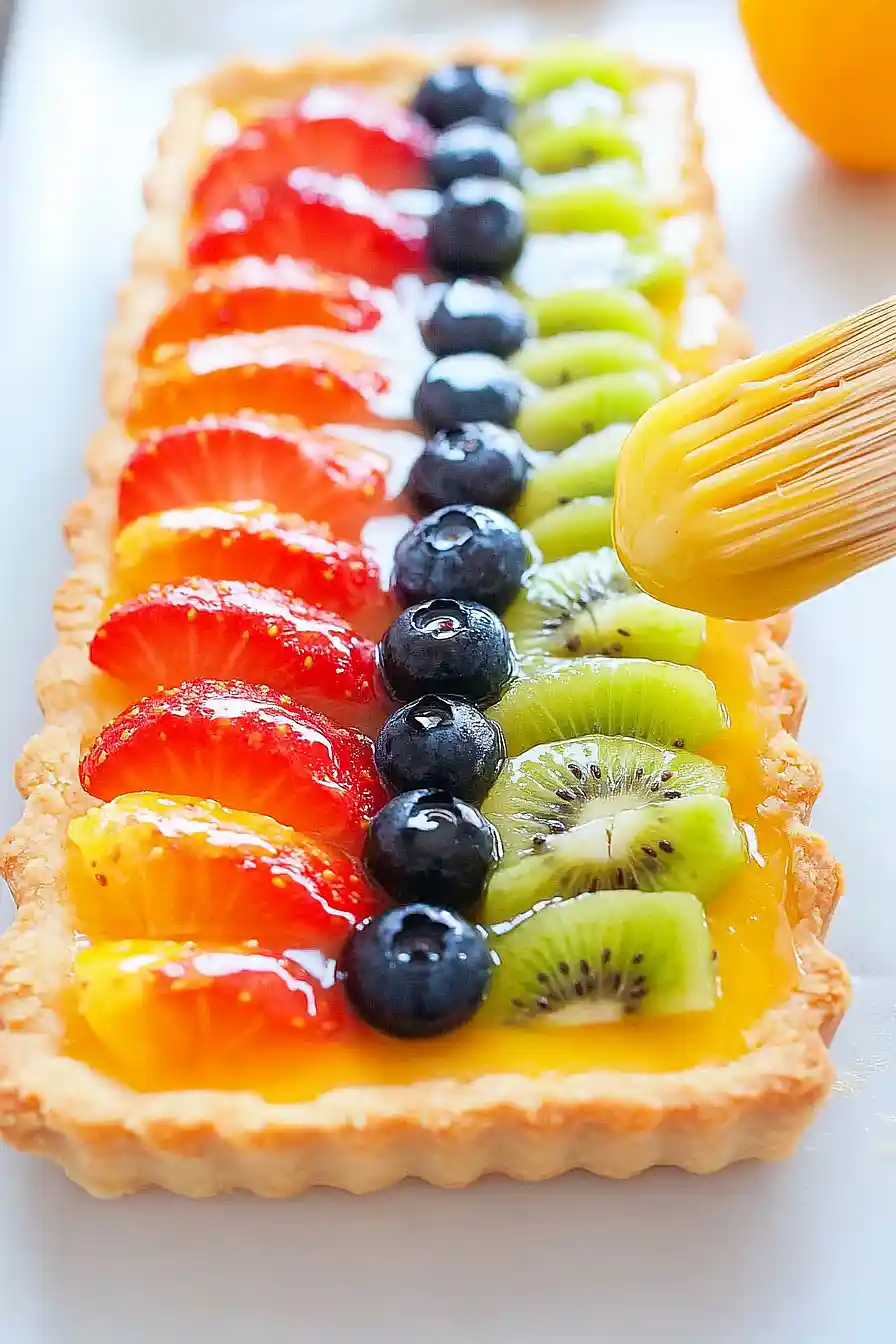 fruit tart glaze