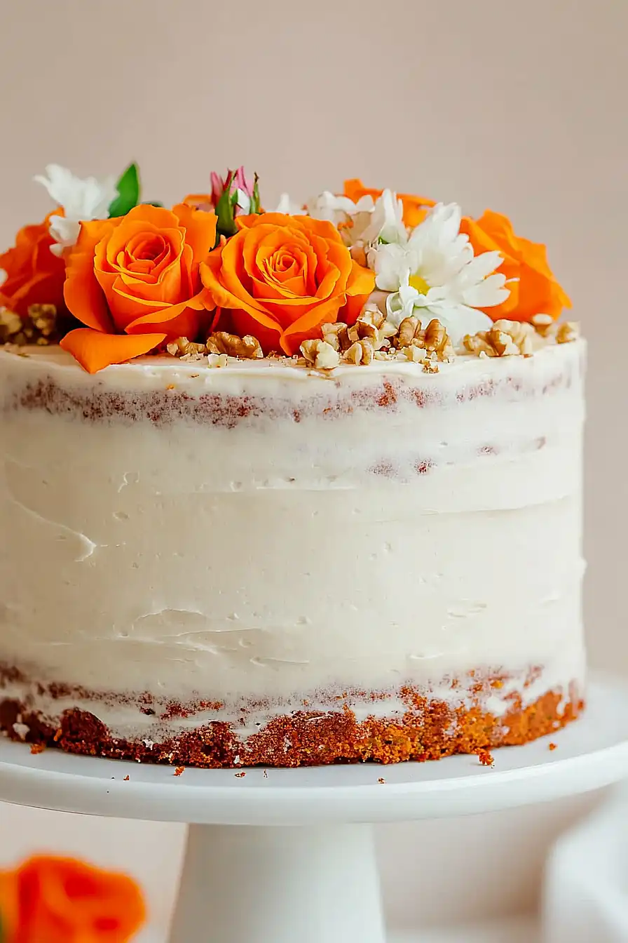 vegan almond flour carrot cake