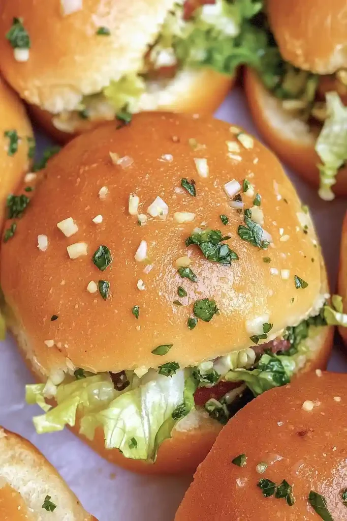 Easy Honey Mustard BLT Chicken Sliders