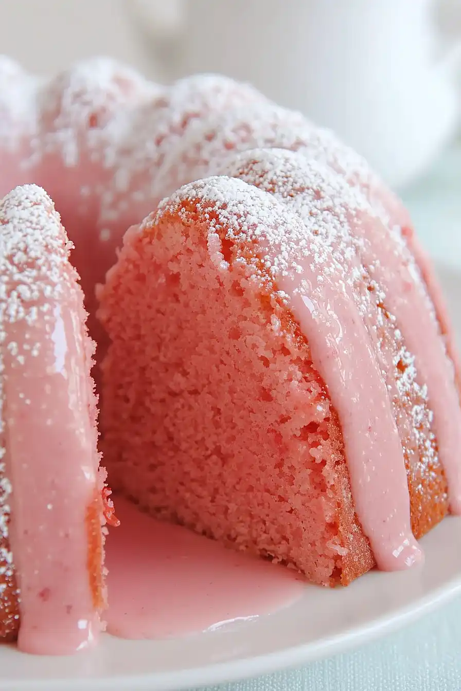 strawberry pound cake
