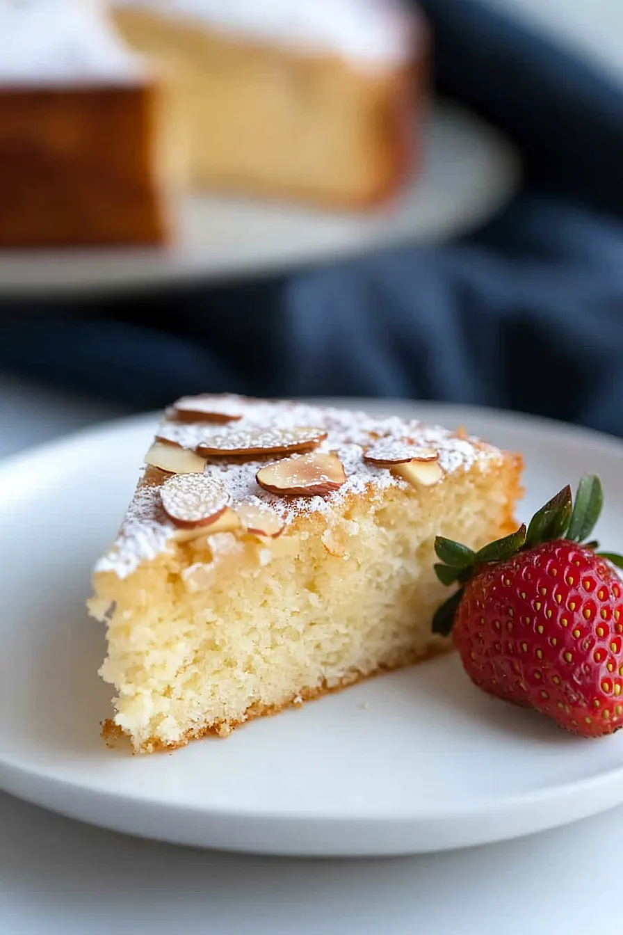 keto almond ricotta cake