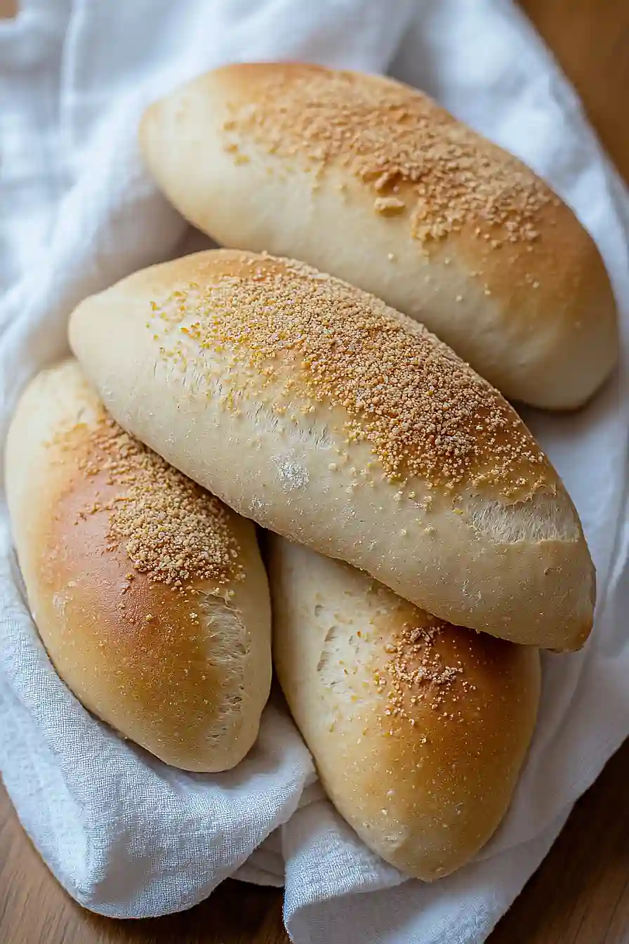 sourdough discard hoagie rolls