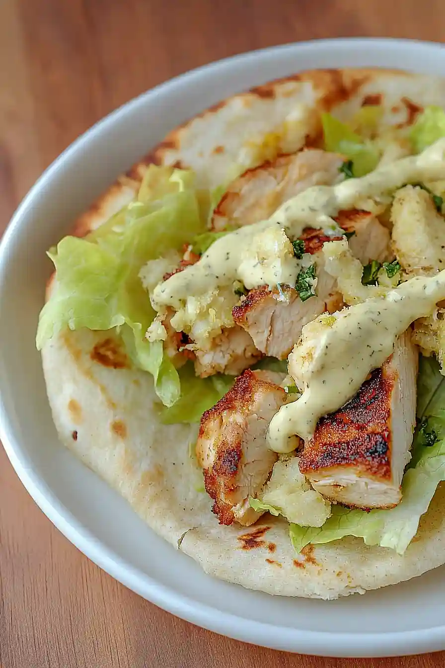 honey mustard chicken flatbread