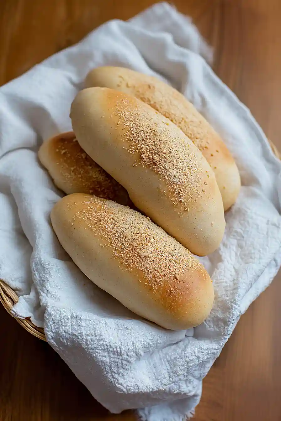 sourdough discard hoagie rolls