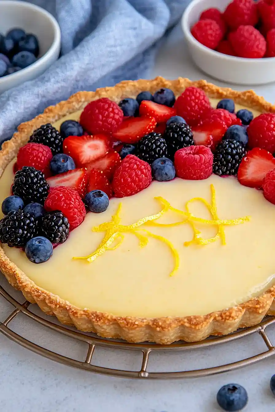eggless fruit tart