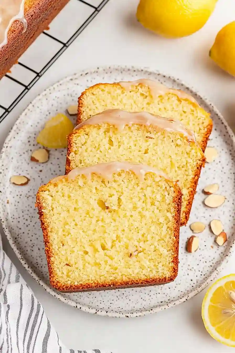 almond lemon loaf cake
