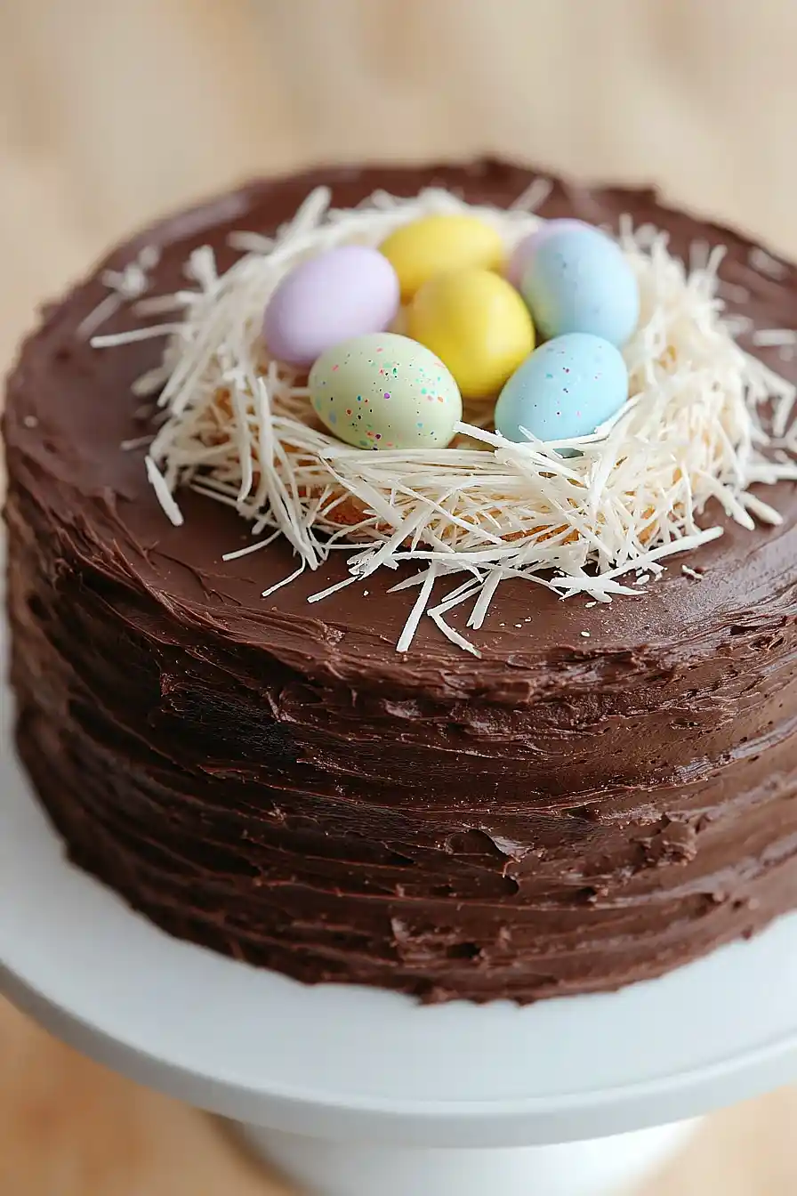 easter rainbow cake