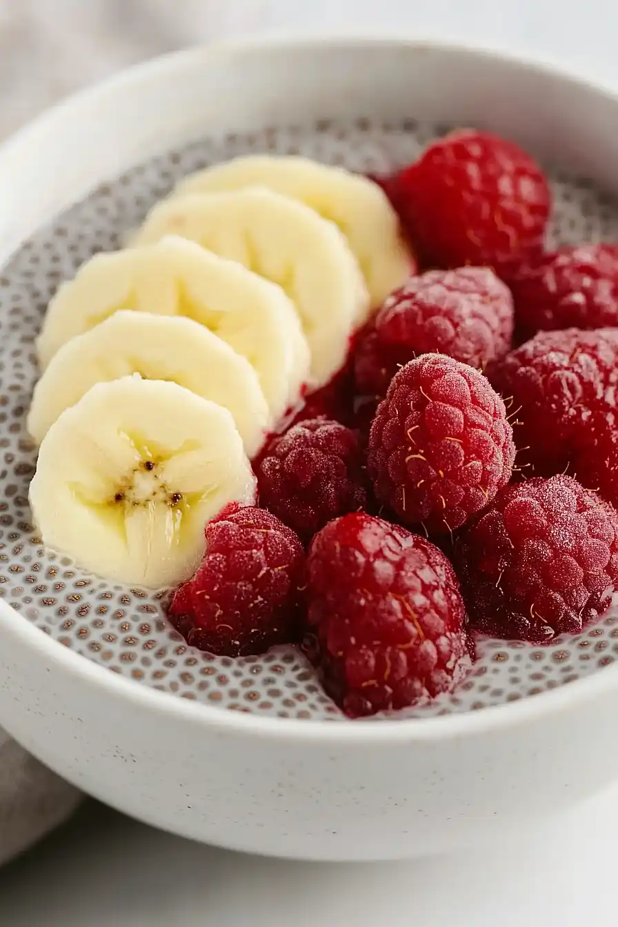 chia seed pudding with water