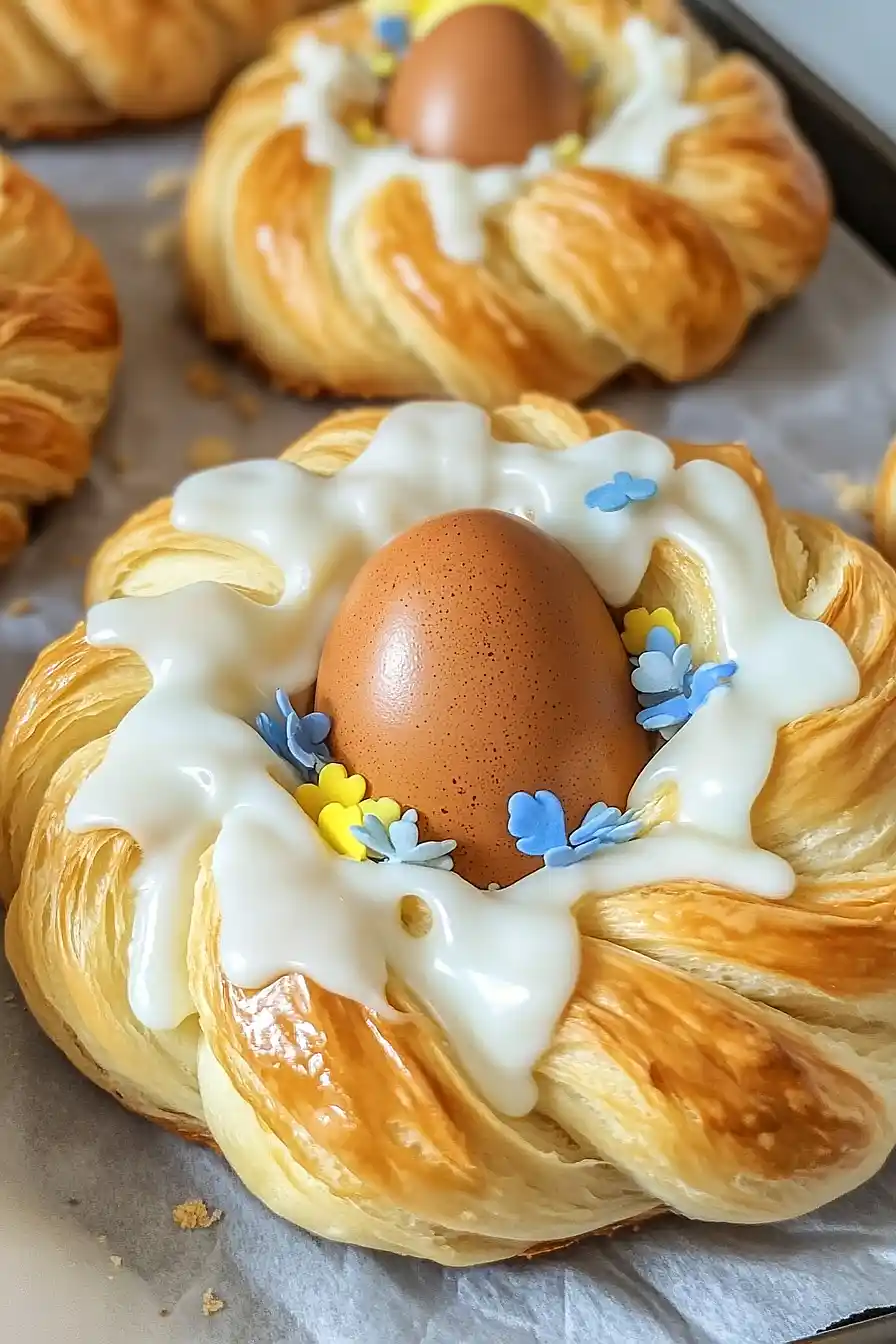 easter egg bread basket