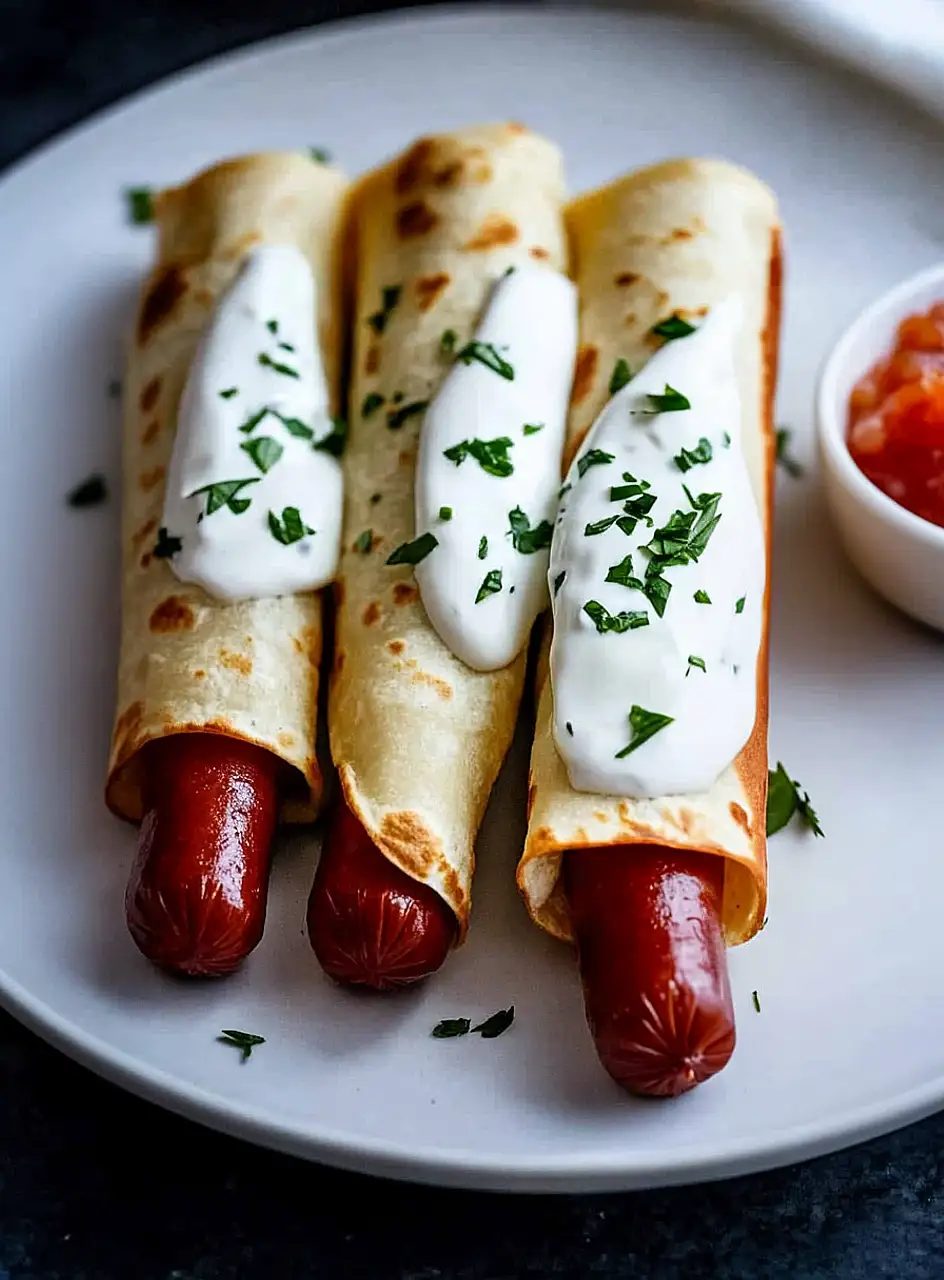 tortilla hot dogs