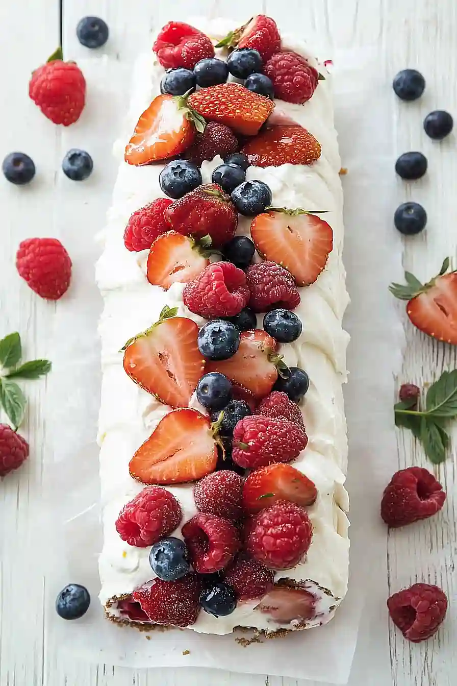 angel food cake roll