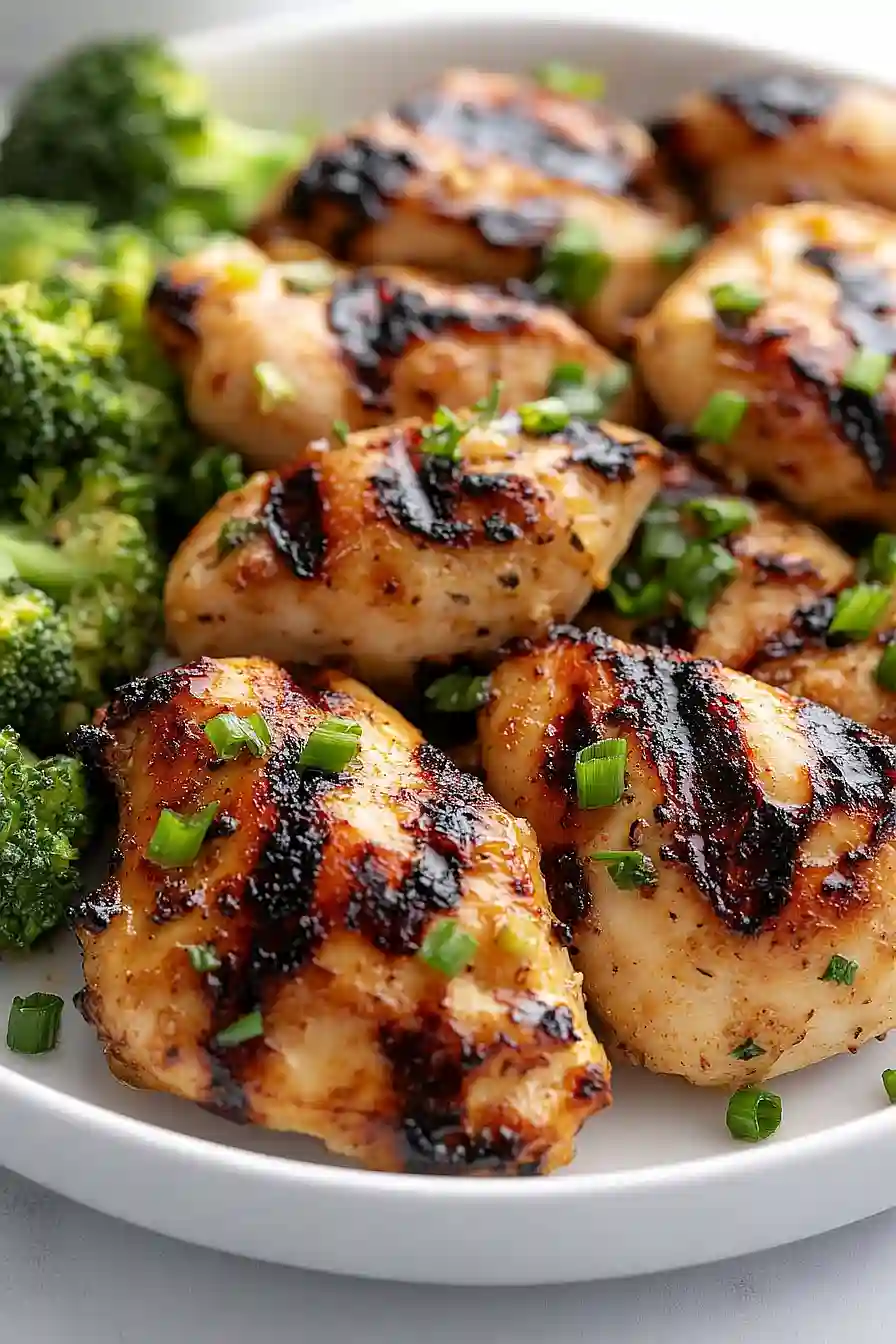 honey mustard chicken and broccoli