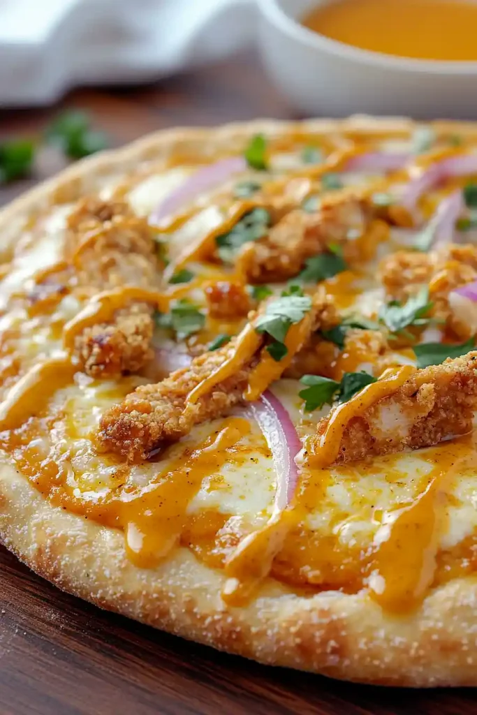 Flavorful Honey Mustard Chicken Pizza