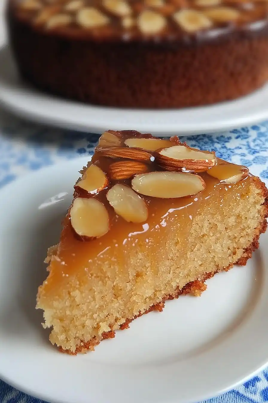 toffee almond cake