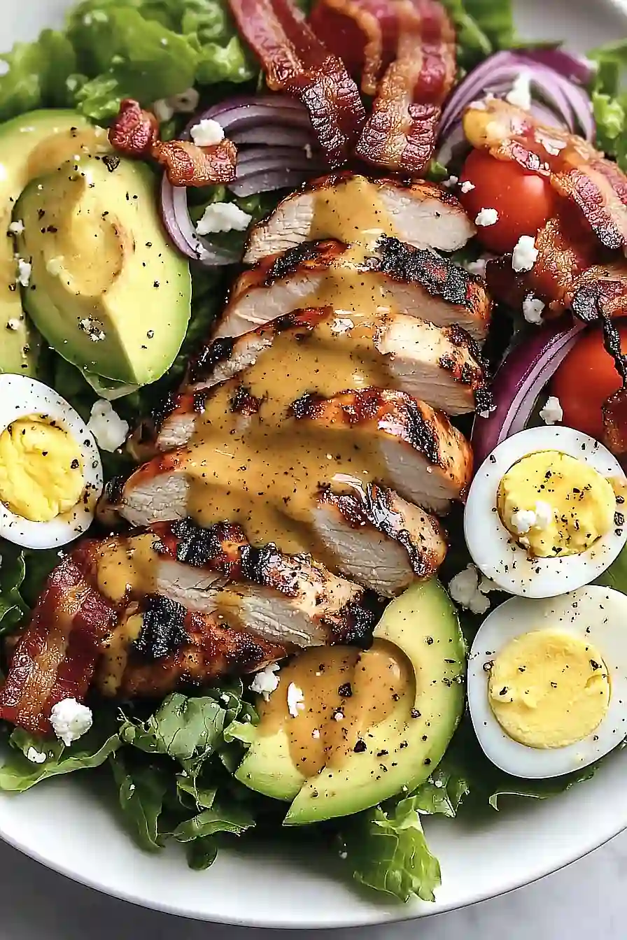 honey mustard chicken cobb salad
