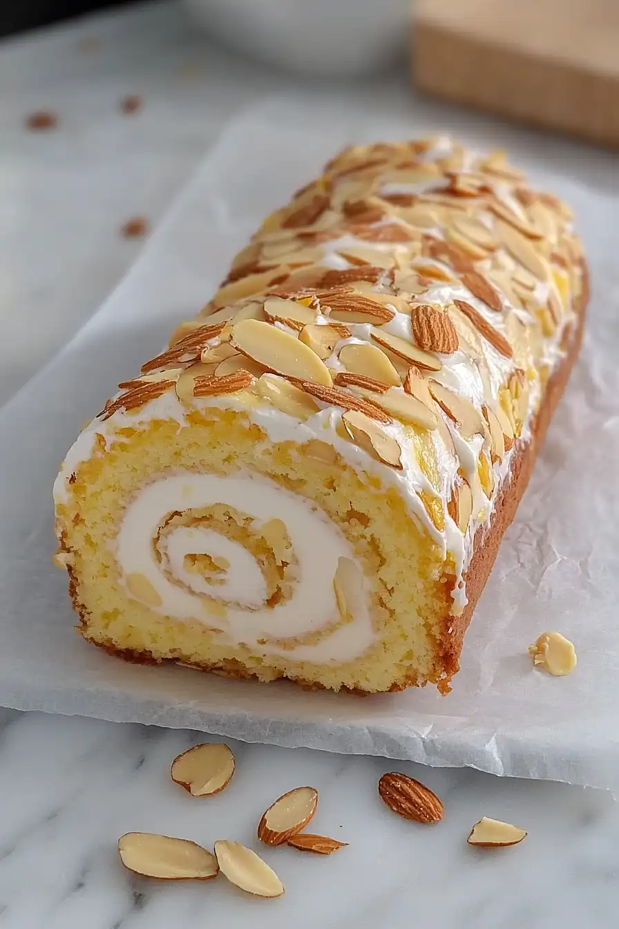 almond cake roll