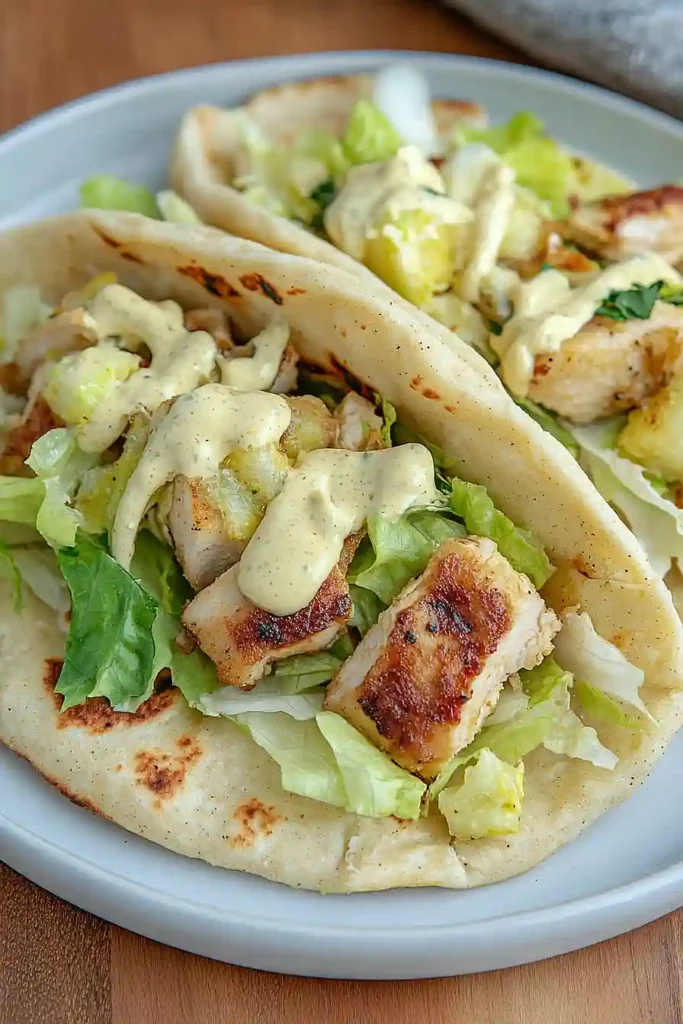 Savory Honey Mustard Chicken Flatbread
