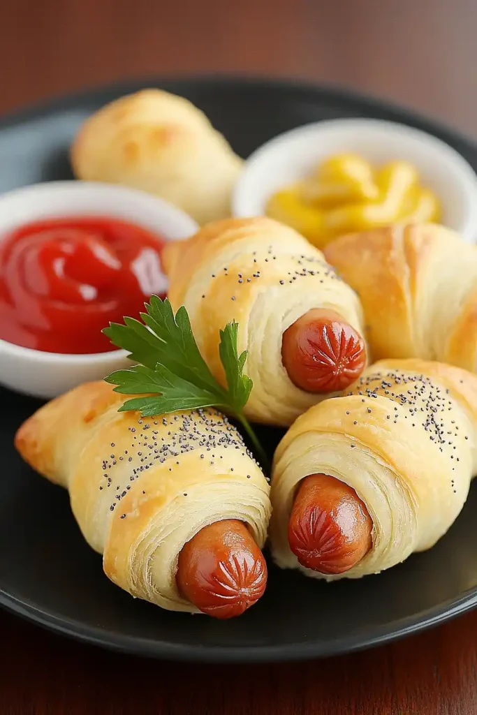 Fluffy Hot Dog Roll Ups