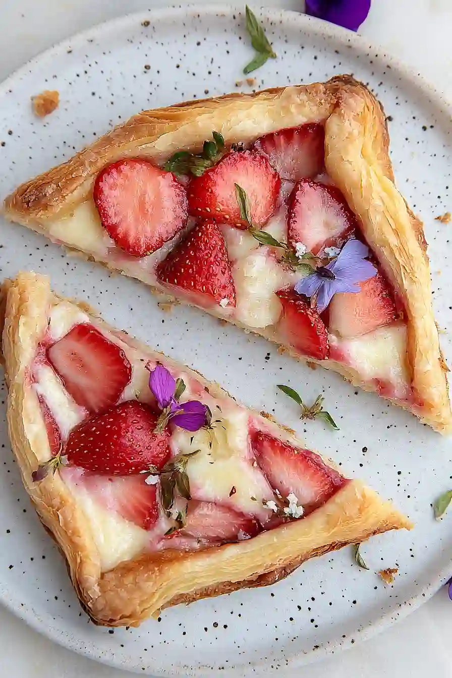 strawberry cheesecake danish