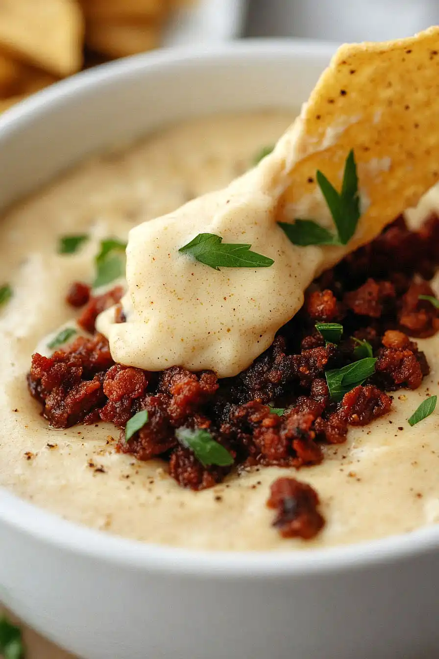 air fryer queso dip